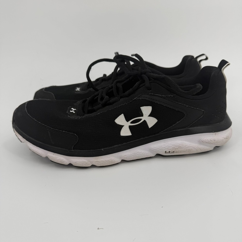 Under Armour Charged Assert 8 Running Shoes Modern Women Size 11 Black White